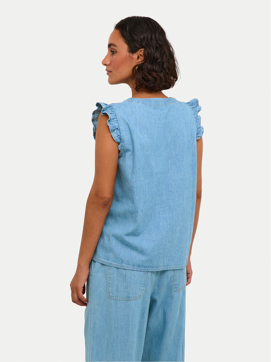 Kaffe Kaffe Blúz Louise 10508521 Kék Regular Fit