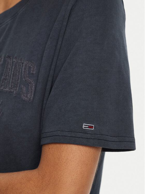 Tommy Jeans Tommy Jeans T-Shirt Varsity DW0DW19444 Σκούρο μπλε Regular Fit