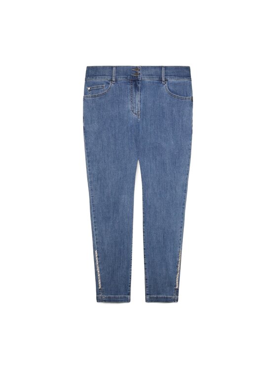 Fiorella Rubino Fiorella Rubino Jeansy P475T005379N024 Niebieski Skin Fit