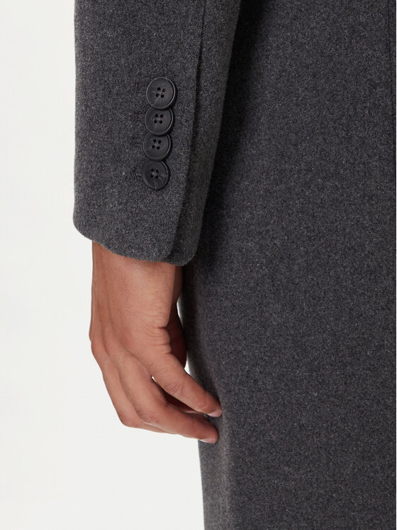 United Colors Of Benetton United Colors Of Benetton Вовняне пальто 2X59UN05M Сірий Regular Fit