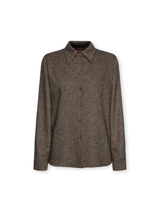 Elena Mirò Elena Mirò Camicia 5043P000370N001 Marrone Regular Fit