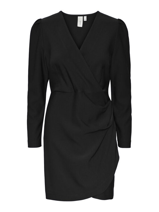 YAS YAS Haljina za svaki dan 26031704 Crna Regular Fit