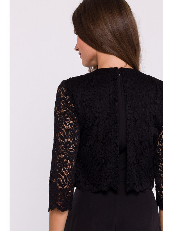 Stylove Stylove Kombinezon S381 Czarny Ladies Fit