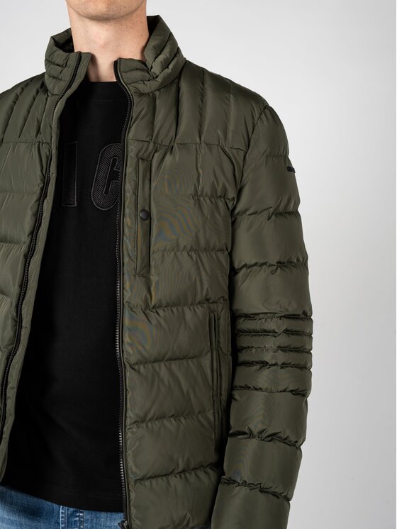 Geox Geox Kurtka przejściowa M2628DT2941 Zielony Regular Fit