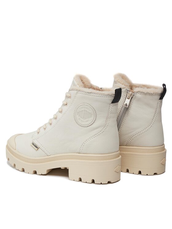 Palladium Palladium Schnürstiefeletten Pallabase Nbk Zip Wl 98867-197-M Weiß