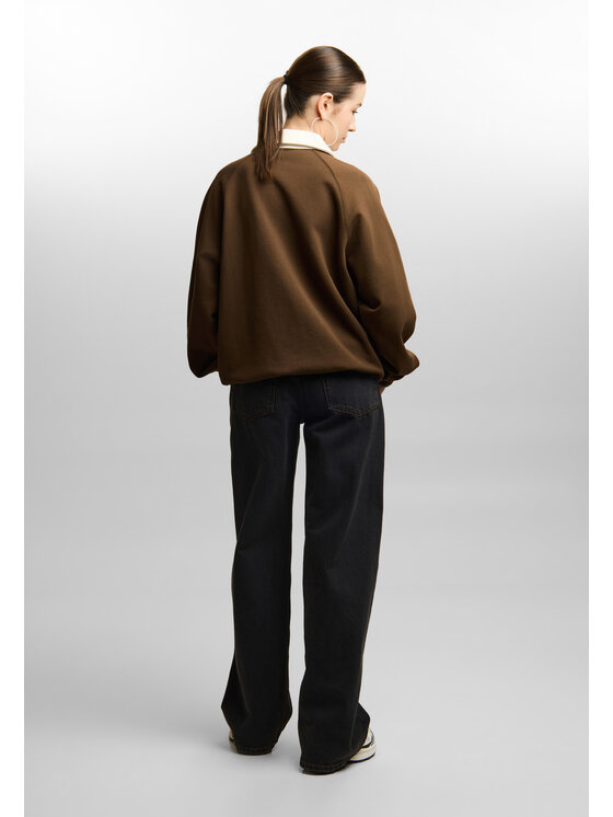 PROSTO. PROSTO. Bluza Coach Brązowy Regular Fit