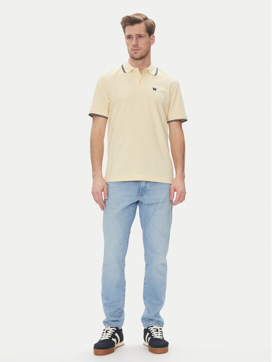 Wrangler Wrangler Polo marškinėliai 112362826 Geltona Regular Fit