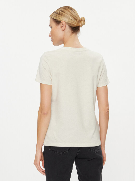 Tommy Hilfiger Tommy Hilfiger T-särk Frosted WW0WW38813 Ekrüüvärv Regular Fit