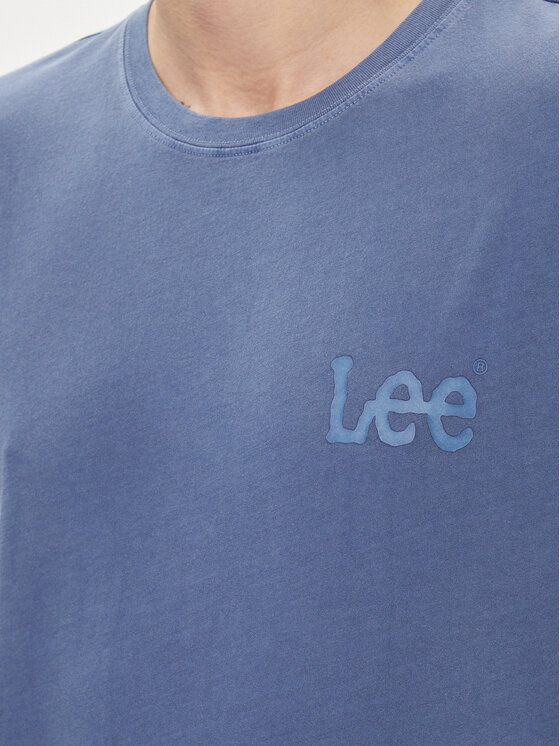 Lee Lee T-särk Wobbly 112349080 Sinine Regular Fit