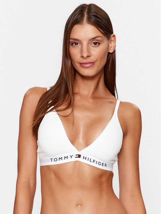 Tommy Hilfiger Tommy Hilfiger Bralette krūšturis UW0UW04144 Balts