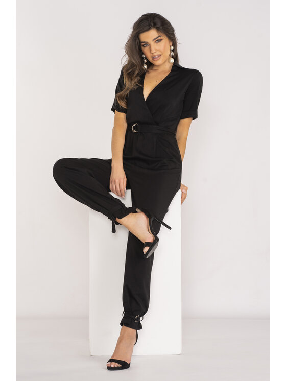 Awama Awama Kombinezon A660 Czarny Basic Fit