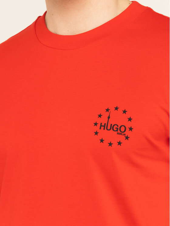 Hugo Hugo Tričko Dauber 50421646 Červená Regular Fit