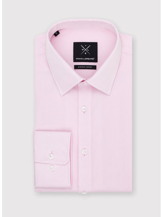 Pako Lorente Pako Lorente Koszula P000B-1X-001 Różowy Slim Fit