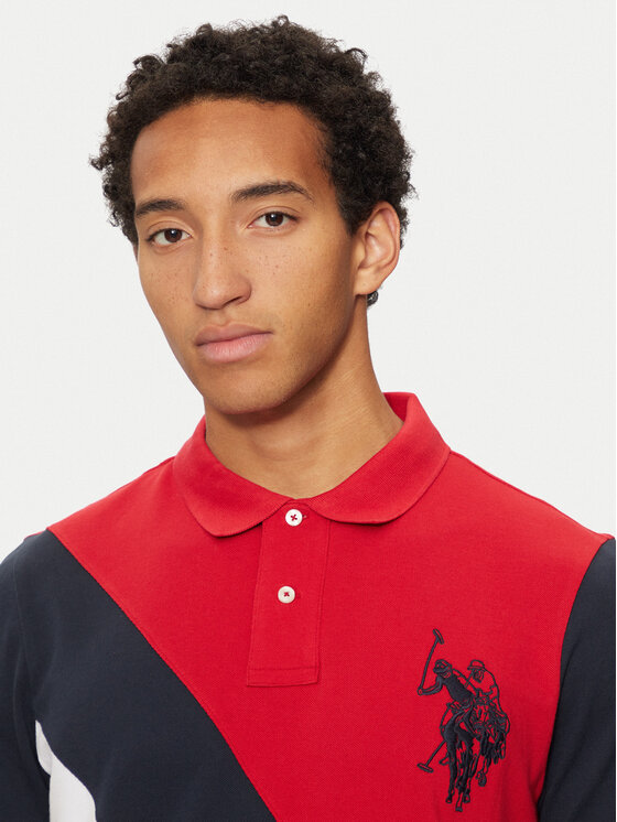 U.S. Polo Assn. U.S. Polo Assn. Polo MUP3628 Kolorowy Regular Fit