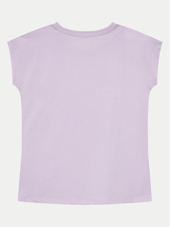 Guess Guess Тишърт J4GI21 K6YW4 Виолетов Boxy Fit