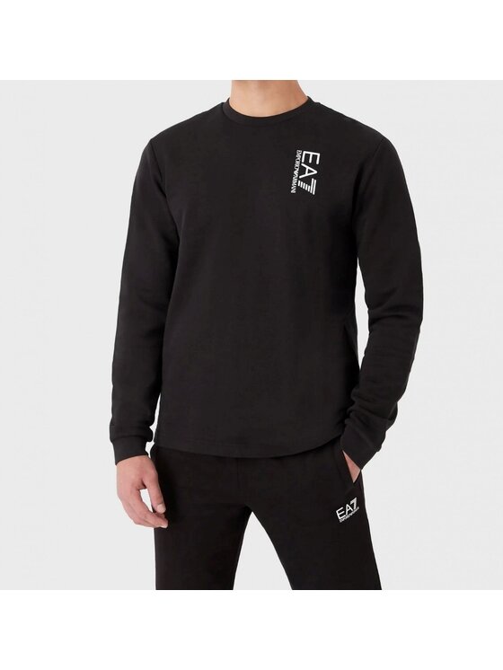 EA7 Emporio Armani EA7 Emporio Armani Mikina 6LPM59 PJHDZ 1200 Černá Regular Fit