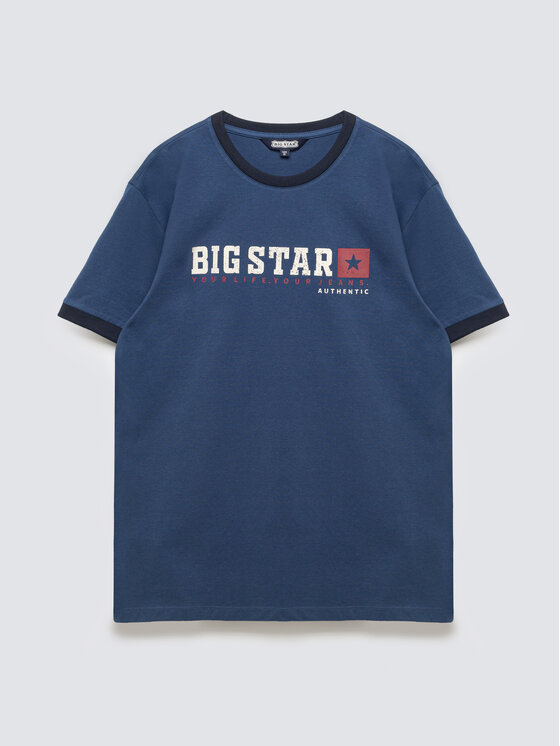BIG STAR BIG STAR T-Shirt SUMMET Niebieski Basic Fit