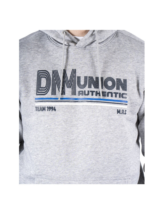 Marcus Marcus Felpa Colin H - 04 Print Grigio Regular Fit