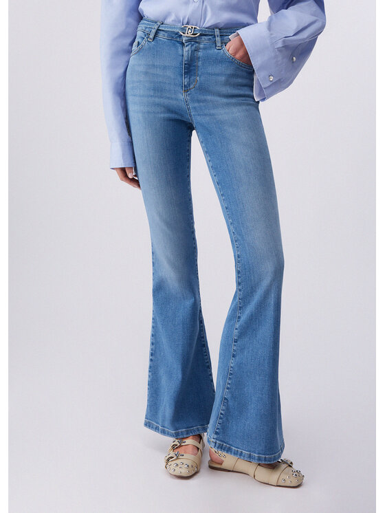 Liu Jo Liu Jo Jeansy UA6159D026478986 Błękitny Regular Fit