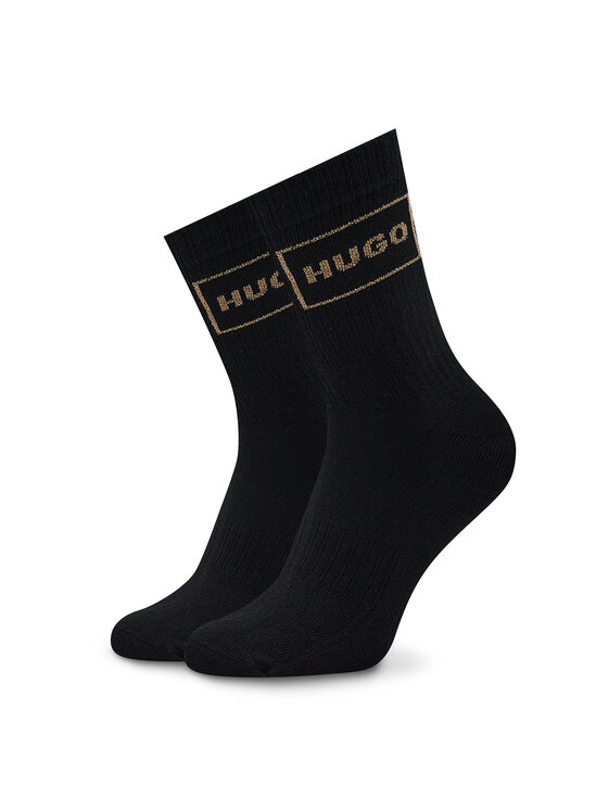 HUGO HUGO Calzini lunghi 3p Qs Rib Logo Cc W 50484149 Nero