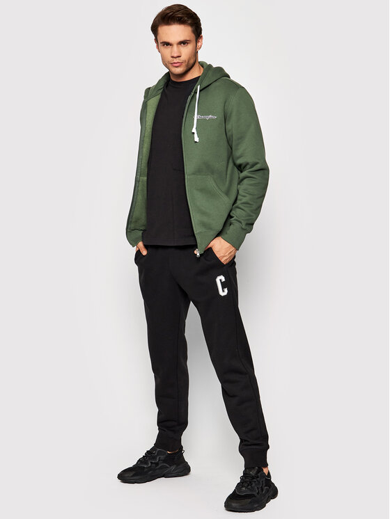 Felpa 216477 Verde Comfort Fit