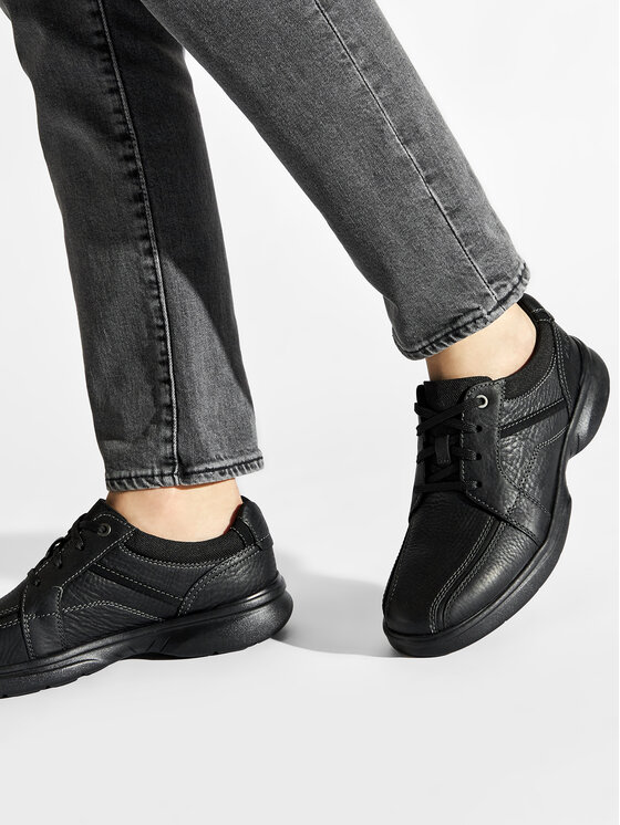 Clarks Clarks Туфлі Bradley Walk 261533327 Чорний