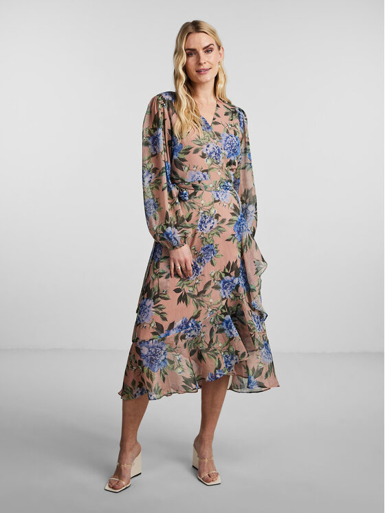 YAS YAS Φόρεμα κοκτέιλ 26029753 Μωβ Standard Fit