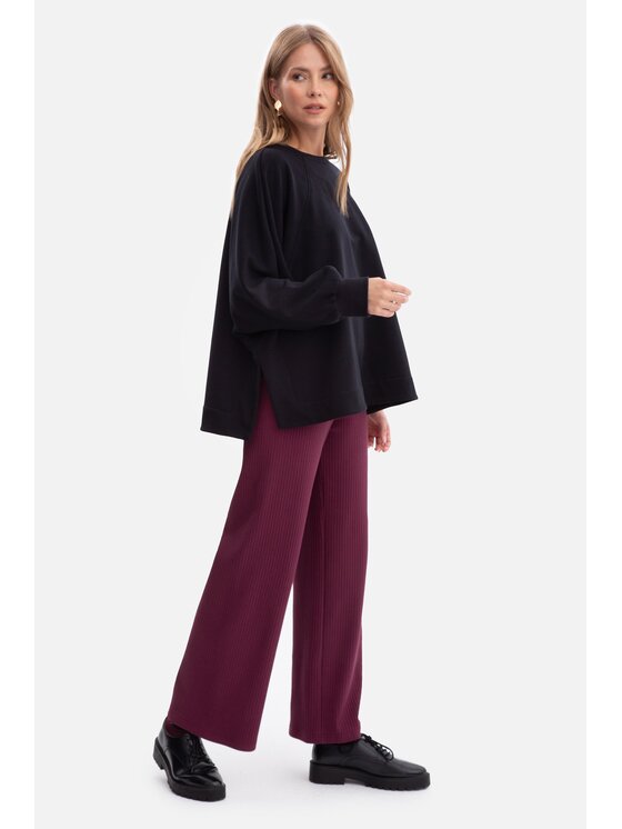 BeWear BeWear Bluza b306 Czarny Baggy Fit