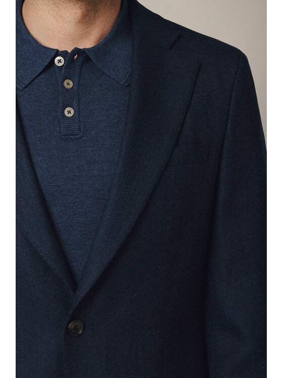 Lancerto Lancerto Marynarka Frascati MA073225000011 Granatowy Slim Fit