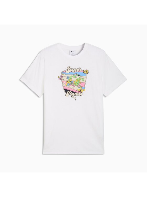 Puma Puma T-Shirt 634433 Biały Regular Fit