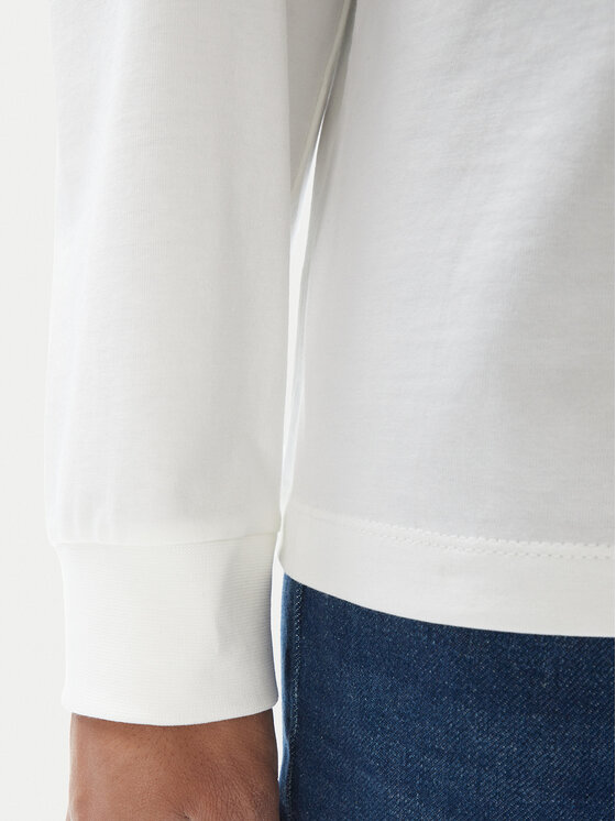 Calvin Klein Jeans Calvin Klein Jeans S dlhými rukávmi Easy LV04RD247G Biela Regular Fit