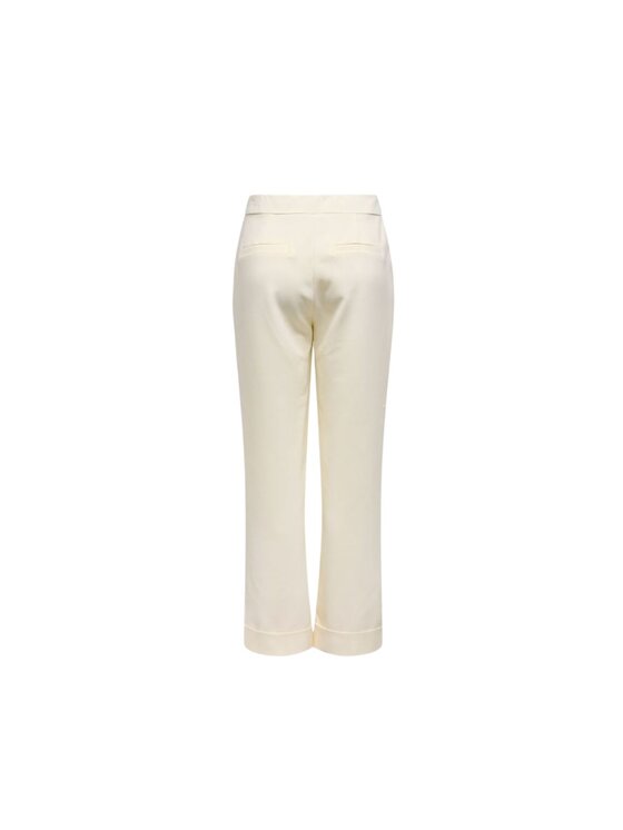 ONLY ONLY Pantaloni da donna Onlcasey life cropped pant Beige Cropped Fit
