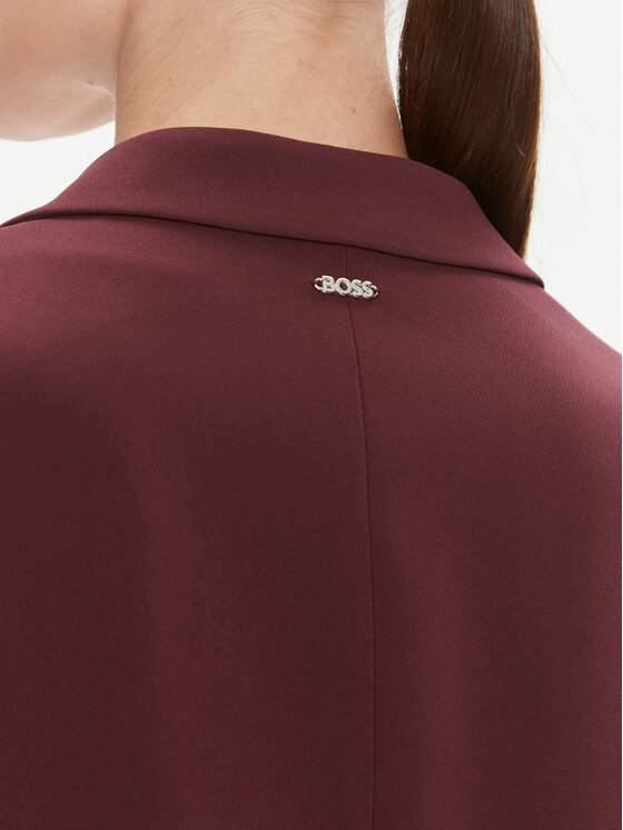 BOSS BOSS Піджак Jocaluah 50490053 Бордовий Regular Fit