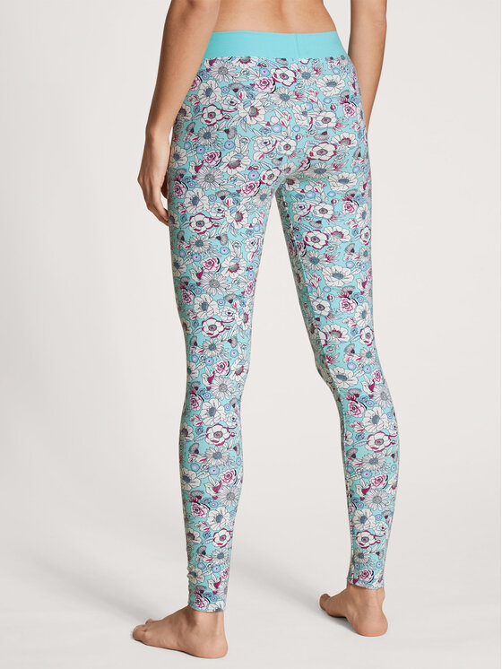 Calida Calida Legginsy 27822 Niebieski Regular Fit