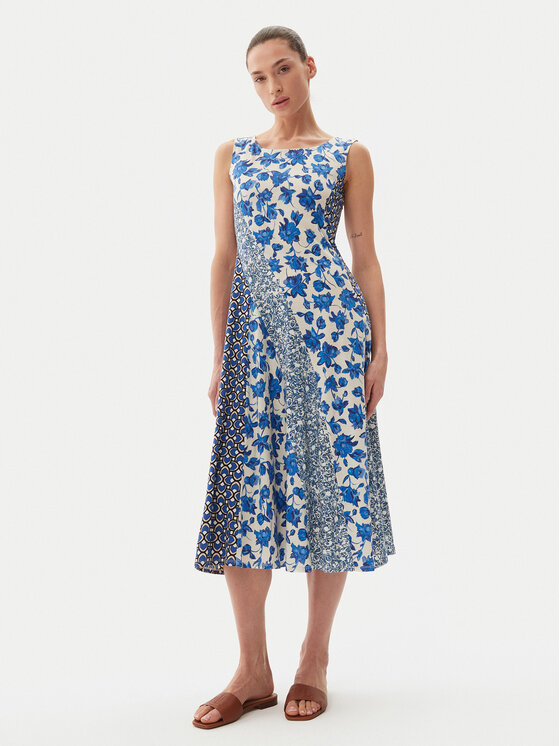 Weekend Max Mara Letné šaty Cubano 2515621062 Modrá Relaxed Fit