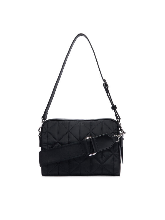 Calvin Klein Calvin Klein Torbica Emblem Aop Jacquard Bucket LV04F3648G Crna