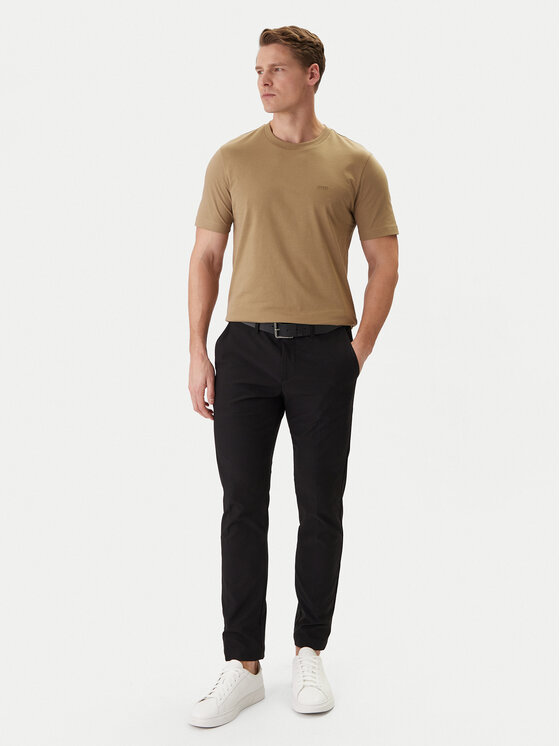 BOSS BOSS Majica Thompson 01 50468347 Khaki Regular Fit