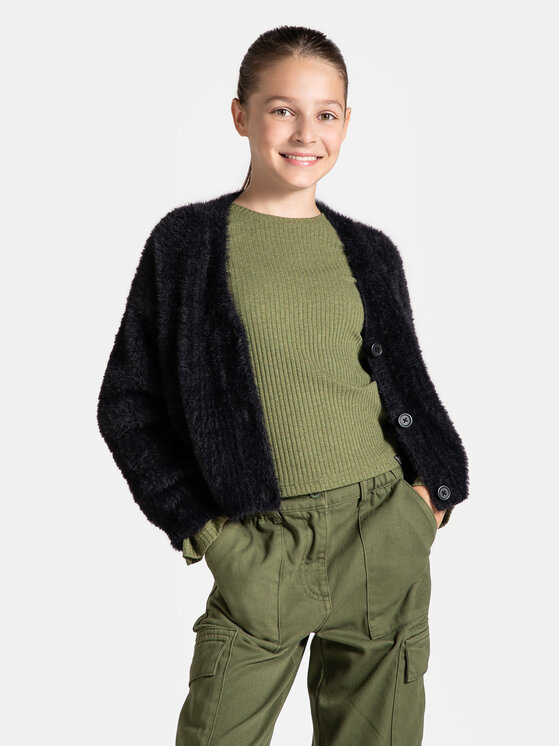 Coccodrillo Coccodrillo Cardigan ZC4172201MGJ Negru Regular Fit