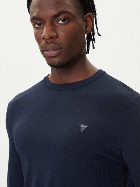 Guess Guess Džemper M4YR29 Z3DM0 Tamnoplava Regular Fit