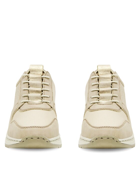 Rieker Rieker Sneakersy N4368-62 Beżowy
