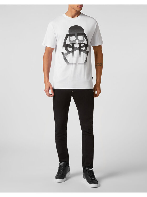 PHILIPP PLEIN PHILIPP PLEIN T-shirt 925 Bianco Regular Fit