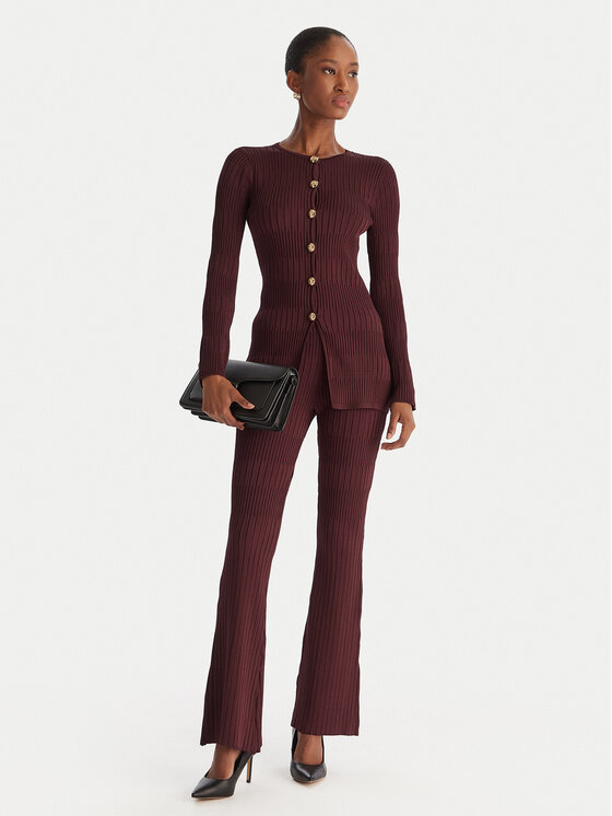 Marciano Guess Marciano Guess Pantaloni di tessuto 5YGB29 5881Z Bordeaux Regular Fit