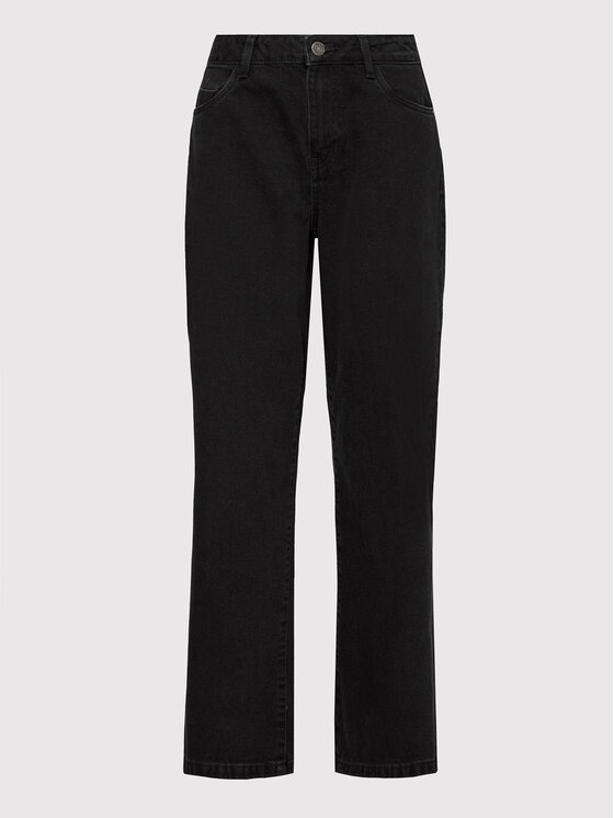 Noisy May Noisy May Jeans hlače Amanda 27018107 Črna Relaxed Fit
