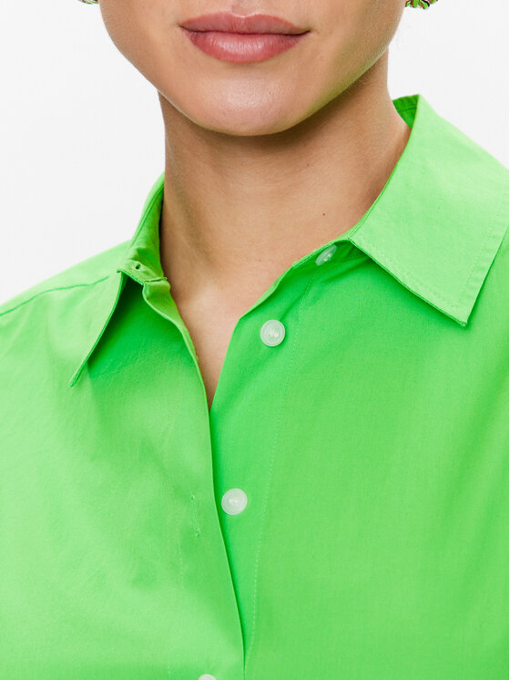 Tommy Hilfiger Tommy Hilfiger Vestito chemisier WW0WW37976 Verde Regular Fit