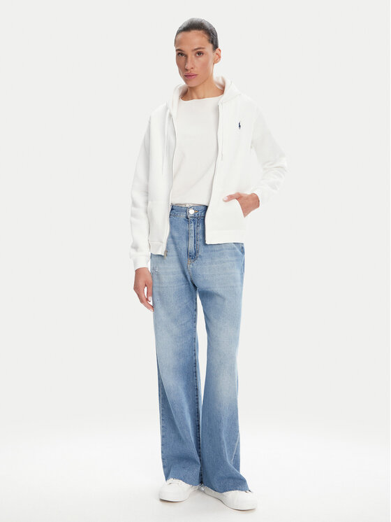 Polo Ralph Lauren Polo Ralph Lauren Majica dugih rukava 211943008001 Bijela Relaxed Fit