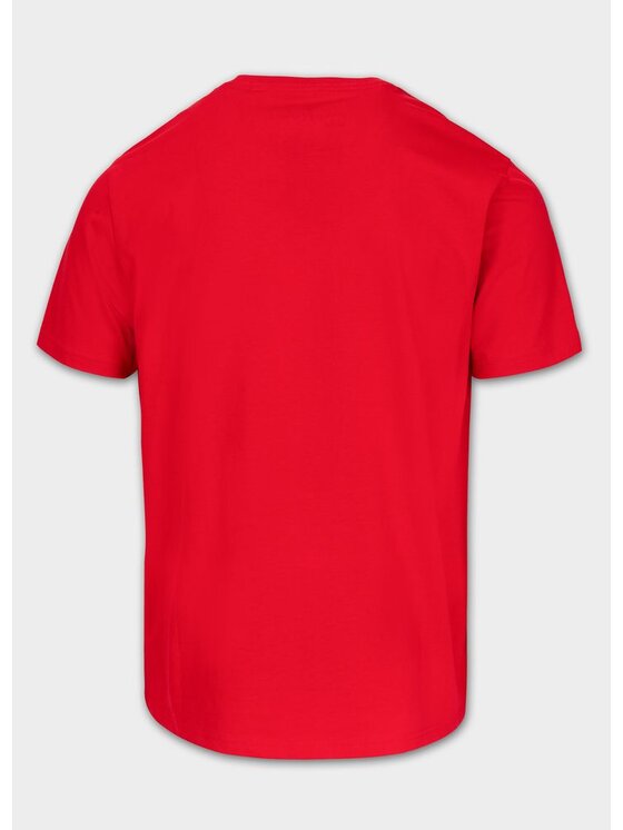 PITBULL PITBULL T-Shirt AUTOMATIC Czerwony Regular Fit