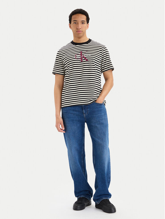 Calvin Klein Jeans Calvin Klein Jeans T-krekls SS 20S LV04RD204G Melns Regular Fit