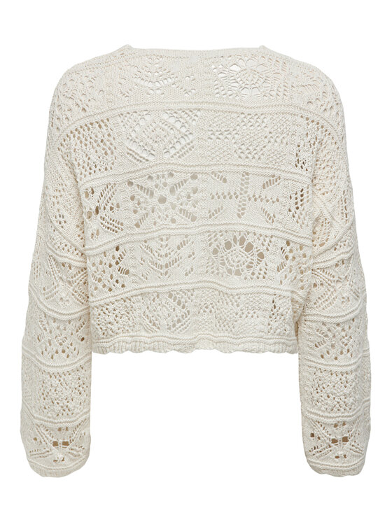 ONLY ONLY Kardigan Beach 15257604 Biały Regular Fit