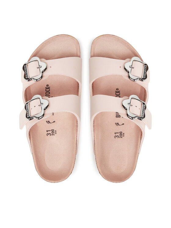 Birkenstock Birkenstock Παντόφλες Arizona Flower Buckle Kids 1029490 S Ροζ