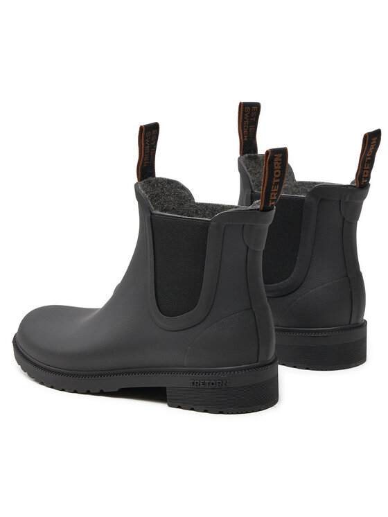 Tretorn Tretorn Gummistiefel Chelsea Classic Wool 47341710 Schwarz